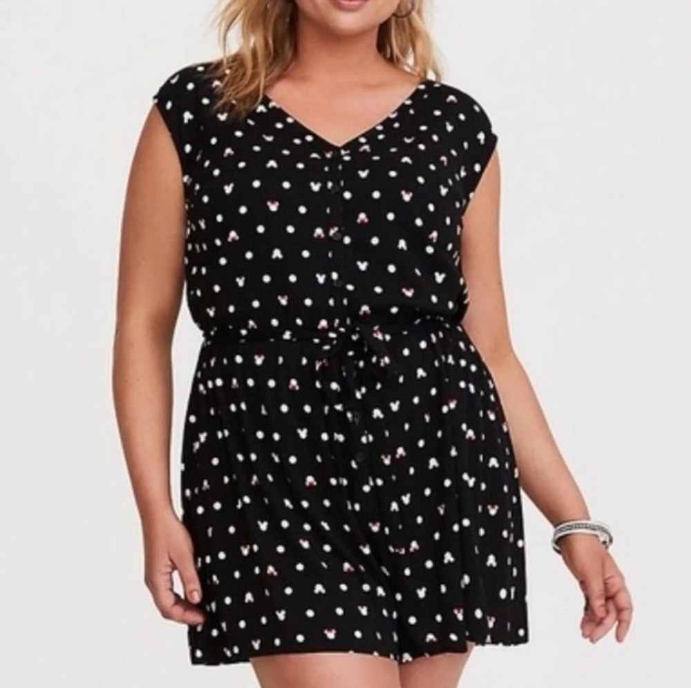NWOT TORRID DISNEY Romper Sz 5